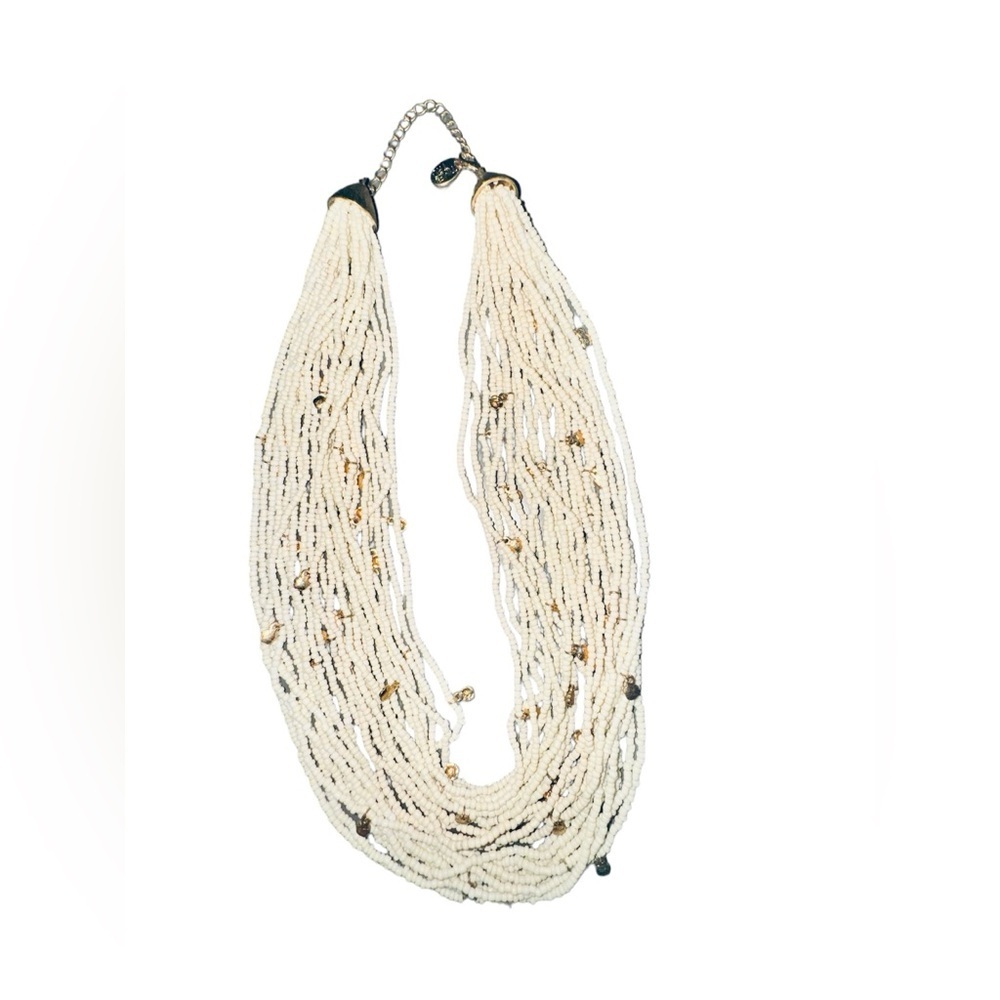 “Time and Tru” GORGEOUS CREAM COLORED NECKLACE NWOT - Picture 2 of 9